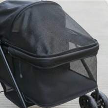 Pet Dog And Cat Transport Cart - Transports Up To 12kg. - 黑色 - 查看 8