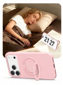 这款带支架的手机壳兼容 13/11（6.1 英寸），也兼容 16、15、14、13、12、11 Pro/Max/Mini，采用硬质塑料材质，配备支架和指环扣，具有防震功能。另有： 16 Pro Max 手机壳、Galaxy S25 Ultra 折叠支架手机壳、 17 Pro Max 360° 旋转支架手机壳以及超薄 11 手机壳可供选择。 - 粉色 - 查看 6