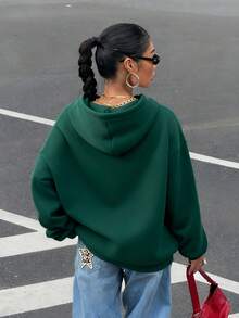 New Autumn And Winter Printed Women's Sweatshirt F1 GIRL Racing Pattern Loose Casual Top, Loose Casual Going Out Top, Versatile Street College Style Spring And Autumn Season Breathable Long Sleeve, Women's Street Wear Sports Top Women's Clothing