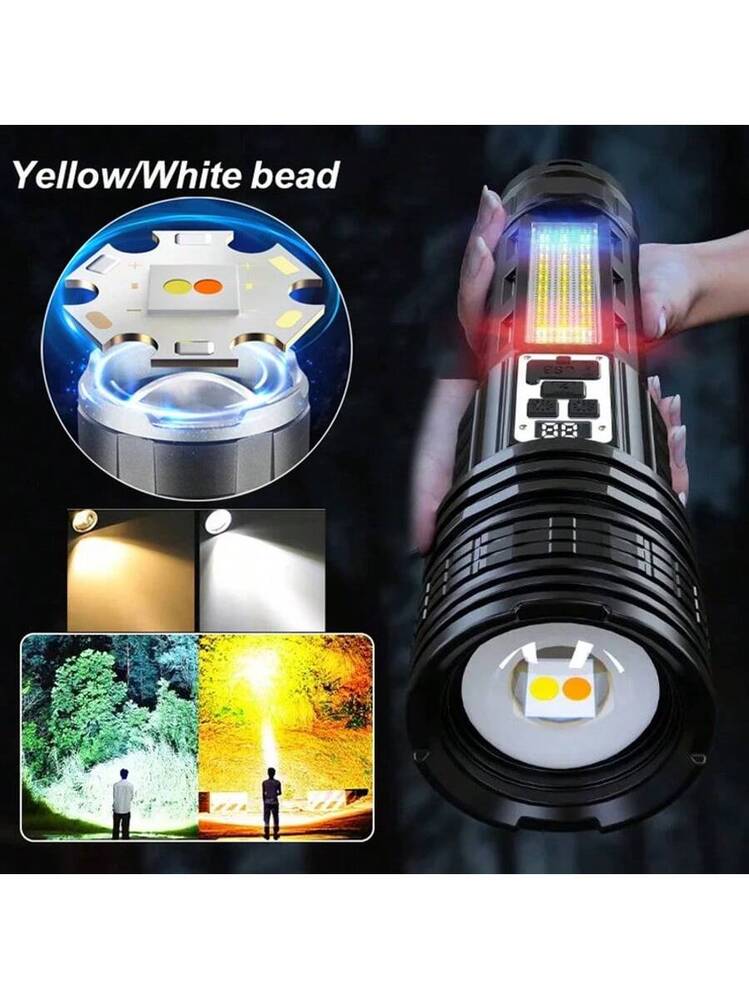 cheap usb rechargeable flashlight Hoxida Rechargeable, Magnetic LED Flashlight, Super Bright LED Tactical Flashlight with Cob Sidelight, Waterproof, Zoomable Best Small LED Flashlight for Camping, Emergency Flashlights Shoei Ex-Zero Glossy Black Color:Navy (default) 10000+ 124067 000 Lumens Ultra Bright