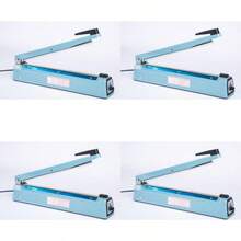 Impulse Heat Sealer Machine HeavyDuty 200mm 300mm 400mm Options Ideal For Plastic And Poly Bags Adjustable Heat Sealing Tool For Home And Industrial Use - Blue - View 1