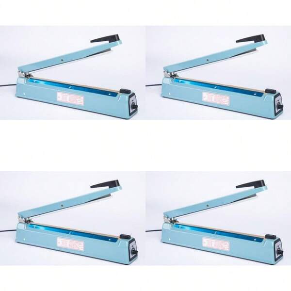 Impulse Heat Sealer Machine HeavyDuty 200mm 300mm 400mm Options Ideal For Plastic And Poly Bags Adjustable Heat Sealing Tool For Home And Industrial Use