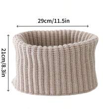 Winter Cashmere Neck Warmer For Men And Women, Thickened And Warm Knitted Wool Fake Collar, Scarf And Neck Protector, Suitable For Outdoor Cycling To Keep Warm. - Multicolor - View 6