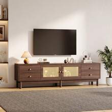 Television Stands & Entertainment Centers - Brown + Particle Board + 70-79 Inches - View 3
