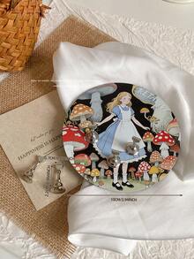 Decoraciones de arte de uñas - Placa base magnética de metal con diseños impresos de mariposas y princesas de colores, puntas de uñas variadas, soporte de exhibición de arte de uñas coreano, accesorios y suministros personales DIY para fotografía