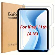BOLLYMORE 2pcs Tempered Glass Screen Protector, Suitable For IPad 11th & 10th Gen A16/A3355/A3356 - Ultra Durable, Smooth Surface, Anti-Fingerprint, Compatible With Apple Pencil, 9H Hardness Protection, Tablet Accessory | Fashionable Design - 2 HD Tablets - View 18