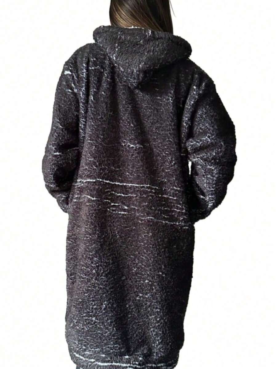 SUDADERA DOBLE MACUCO CON CAPUCHA - Marrón Chocolate - Ver 1