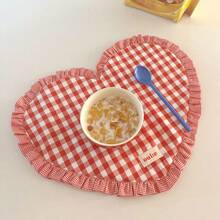 赤いチェック柄