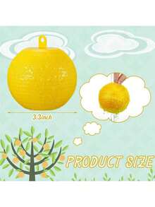 Pack Of 10 Insect Traps, Sticky Fly Catcher, Fly Trap, Indoor Mosquito Repellent, Outdoor Wasp Trap, Fly Trap For White Leaf Flies And Aphids, Sticky Yellow Sticky Insect Ball, Fruit Tree Fly Attractant Ball, Melon Fruit Fly Sticky Ball, Insect Attractant Ball, Sticky Flying Insect Ball For Indoor And Outdoor, Fruit Fly, Fly Mosquito, Fruit Shop, Kitchen Trash Can, Pest Control Artifact, Sticky Insect Board - 黃色 - 查看 6