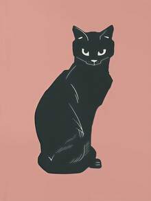 1 pieza de arte de pared sin marco de estilo ecléctico; decoración de pared maximalista; arte de pared de estilo; decoración de pared de colores brillantes; obra de arte colorida.