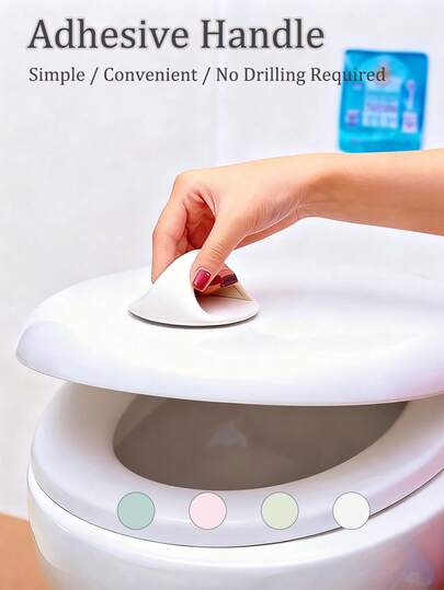 Versatile Toilet Lid Lifter - Adds Style & Function To Doors, Windows, Cupboards & Fridge