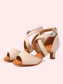 Women's Jazz Shoes,Women's Satin Soft Sole Dance Shoes,High Heel Dance Shoes For Jazz/Latin/National Mark/Rumba/Cha Cha