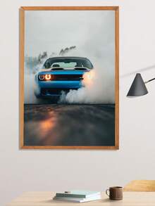 1pc Racing Car Posters Super Handsome Photos Car Canvas Painting Challenger Wall Art Aesthetic Cool Living Room Decoration Posters Canvas Painting Wall Arts Room Home Decoration Unframed - Multicolor - View 8
