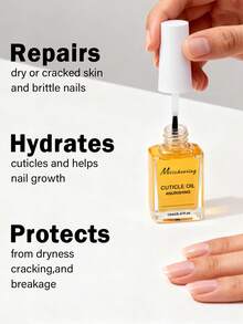 12毫升多功能角质层护理油，指甲角质层护理油，营养油，修复干燥受损的指甲和角质层，滋润强韧指甲，持久留香，滋养、保湿、强韧并提亮指甲和角质层。 - 彩色 - 查看 4
