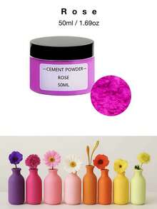 50 ml/1,69 oz Pigment de plâtre, 12 couleurs disponibles - Agent colorant à base d'eau pour le plâtre, les artisanats en époxy et la fabrication de bijoux. Colorant en poudre convenant à l'artisanat de résine, à la fabrication de bijoux DIY, à la coloration de bougies faites main, au ciment, à la teinture de peinture et plus encore. Poudre de pigment polyvalente, idéale pour les débutants - Multicolore - Voir 13