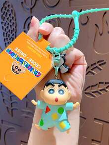 Crayon Shin-Chan Cartoon Car Key Chain Pendant Cute Doll Backpack Pendant Key Chain For Birthday Party Graduation Party Small Gifts Halloween Christmas Easter - Multicolor - View 14