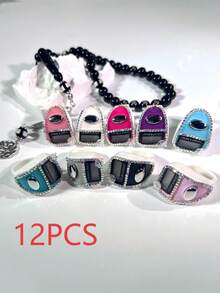 New Rhinestone Ring Electronic Counter, Compact And Portable, Suitable For Knitting, Tasbih (Prayer Beads), Games, Sports, And Other Counting Purposes - Multicolor - View 15