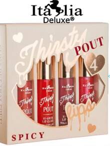 THIRSTY POUT LIP GLOSS ITALIA DELUXE | BRILLO INTENSO Y LABIOS JUGOSOS - SPICY - Ver 4