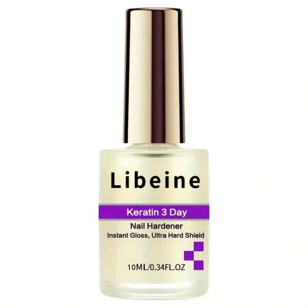 LIBEINE 3-Day Keratin Nail Hardener, Instant Shine And Ultra-Hard Nail Strengthener