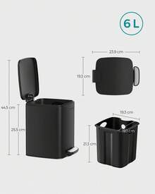 Trash Cans - สีดำ - ดู 4