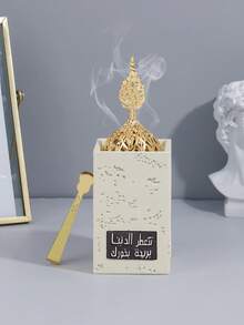 一套现代纯色树脂圆柱形香炉，包含一个精致时尚的巴库香炉和一个简约的巴库香炉底座。这款香炉可用作办公室、家具、书房、客厅、卧室、桌面、餐桌等场所的装饰品，也可作为香氛容器使用。 - 彩色 - 查看 18