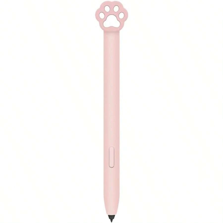 Compatible With Samsung Galaxy Tab S7 S7+ S7 FE S8 Ultra S8 S8+ S9 S9+ S9 Ultra S Pen Sleeve Case Cute Flower Design Silicone Sleeve Protective Skin Case Cover NonSlip Smooth Grip Purple - 粉色 - 查看 1