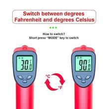 L.A.OL.A.U [红外线测温枪] L.AOL.AU 手持式红外线测温枪 - 红外测温枪，非接触式数字温度计，适用于烹饪、披萨烤箱及工业领域 - 彩色 - 查看 4