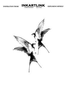 INKARTLINK Revolutionary Tattoo Technology, Semi-Permanent Tattoo, Realistic Tattoo, Heartwarming Tattoo, Temporary Tattoo, Fake Tattoo, Lasting Color 1-2 Weeks, Authentic Tattoo Appearance, Niche Design Tattoo, Juice Tattoo, Plant Tattoo - Black - View 3