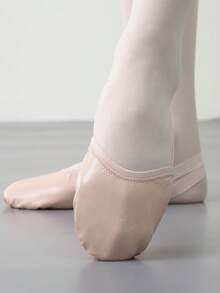 Wuyuan Half-Sole Shoes – Ideal For Rhythmic Gymnastics, Modern Dance, Ballet, And Contemporary Performance | Superior Floor Grip, Flexible, Lightweight - Pink - View 1
