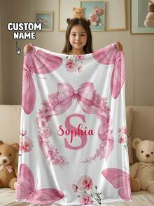 Customized Personalized Memorial Blanket Text Pattern Photo Portrait Design Throw For Adults, Personalized Gift, Thoughtful Gift - Multicolor - View 3