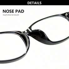 2pcs Fashion Ultra-Light Metal Chain Reading Glasses, Women's Blue Light Blocking Glasses For Young Look, Necessary For Business Office - Red+Black - View 7