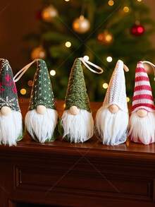 3 pièces Poupée de Noël Décorations de Noël suspendues, Poupée de lutin de Noël, Ornement de Noël, Décorations pour sapin de Noël, Décorations de Noël, Décorations de Noël joyeuses, Décorations de fête de Noël, Décorations de Noël, Décorations de Noël pour la maison, Cadeaux de Noël, Décorations d'hiver, Faveurs de fête de Noël, Fournitures pour rassemblement à la maison, Accessoire festif, Décoration de cheminée, Décoration d'intérieur, Décoration de chambre, Décoration du Nouvel An 2026