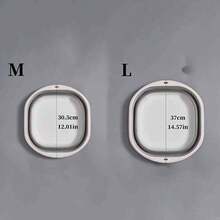 1PCS/2PCS/3PCS 大型便携式折叠洗脸盆 - 可折叠，适合旅行和户外使用，非常适合家庭足部护理