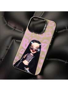 Fast EU Shipping (DE & ES)   Pink Bratzs Phone Case 16 15 14 13 12 11 Pro Max X XR XSMAX 8 12 Plus Shockproof Matte Back Cover - 透銀 - 查看 5