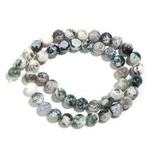 1 件天然带状玛瑙珠 4/6/8/10/12 毫米，时尚手工 DIY 散珠，适用于手链、项链、珠宝、手机链、钥匙扣、珠子批发 - 樹紋瑪瑙石 - 查看 8