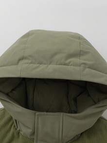 Balabala BalaOne 儿童男童羽绒服，2025 冬季款，保暖防水，叠穿造型 - 軍綠 - 查看 6