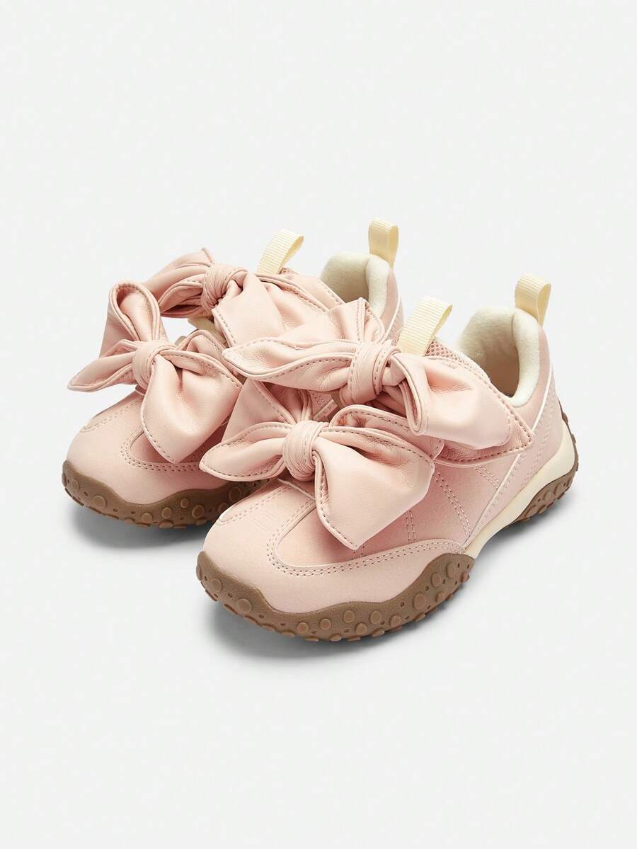 Balabala Kids Girls Sneakers, 2025 Spring Autumn Chunky Sneakers, Ballet Style