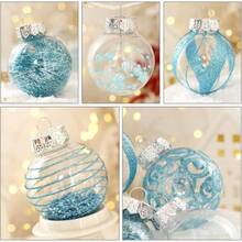 60MM2.36 Ornaments Set, 30pcs Green Ornaments Shatterproof Decorative Baubles Xmas Tree Ornament Decorations Balls Wedding Holiday Party Indoor Outdoor Decor - 藍色 - 查看 5