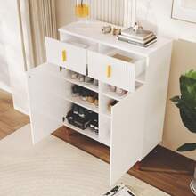Shoe Cabinets - White - View 6