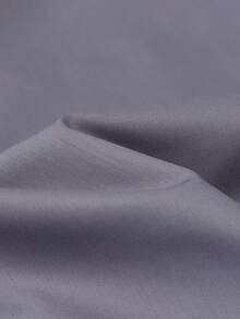 Men's Microelastic Dress Shirt For Work And Everyday Wear - Dark Grey - View 5