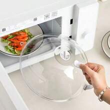 1个装多色微波炉适用、防油防溅盖，专为加热菜肴设计，耐热、防尘，保鲜盖，食品容器盖 - 彩色 - 查看 4