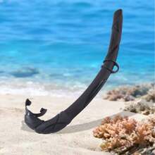 1件全新湿式呼吸管自由潜水全硅胶浮潜装备