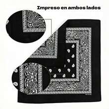 12 Piezas Paliacates Multifuncionales para Hombre y Mujer - Pañuelos para la Cabeza para Deportivo Correr y Ciclismo, 4 colores Bandanas Versátiles: Bufanda, Diadema y Más (55x55cm)(default) - Tipo 1 - Ver 5