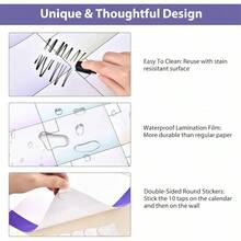 2026 Magnetic Calendar - 2026 Calendar From JAN 2026 - DEC 2026, Magnetic Calendar For Fridge, 12 Months Calendar 2026, 8" X 10" Wall Calendar 2026 - 未註明日期的 1 個月掛曆 - 查看 8