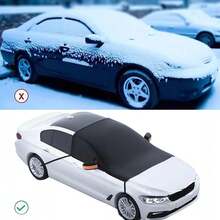 Heavy Duty Magnetic Car Windshield Snow Cover Shield Against Ice Frost And UV - Black - View 11