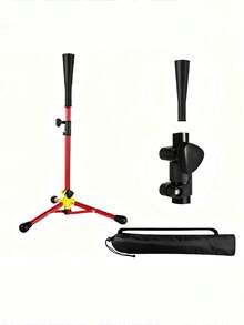 一套棒球击球座训练器材，可调节击球座支架，棒球/垒球练习训练器 - 彩色 - 查看 9