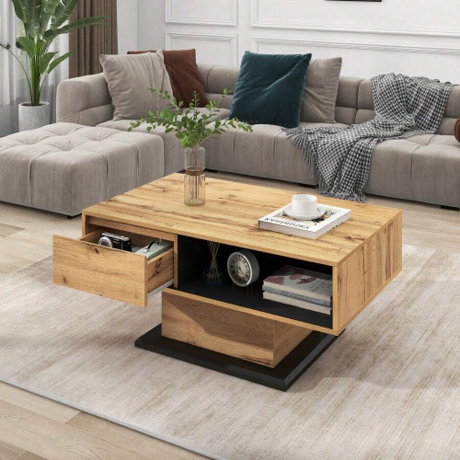Coffee Tables - NATURAL+PARTICLE BOARD - View 1