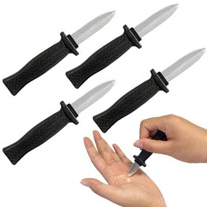 1/5/10PCS Mini Retractable Knife Toys, Disappearing Knife Fake Trick Gadget Toy, Joke Prank Props, Plastic Magic Knife Toys, Birthday Party Gifts, Gift Bag Stuffer