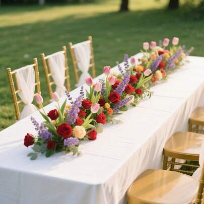 1pc Elegant White Rectangular Tablecloth, Suitable For Family Gatherings, Weddings, Parties, And Outdoor Events, Solid Color Versatile Dessert Table Cover