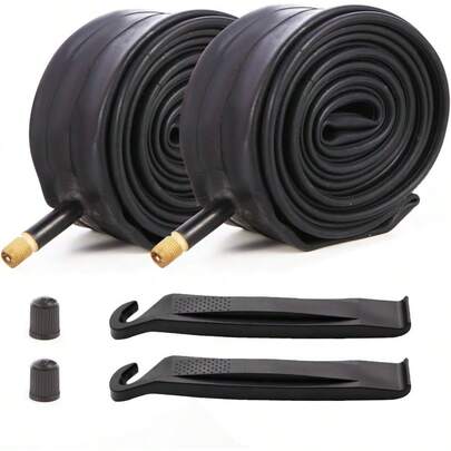 Heavy Duty Bike Tubes 2PCS 16" 20" 24" 26" 27.5" X1.75 1.9 2.0 2.1 2.125 Schrader Valve Bicycle Inner Tubes
